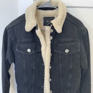 Maje denim short jacket